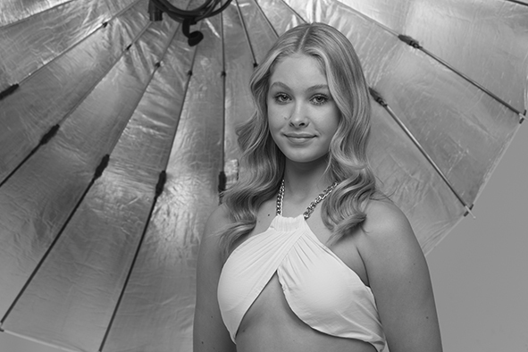 Portrait Of Woman Shot At F16